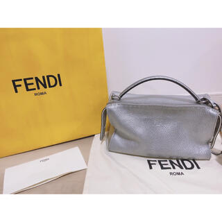 フェンディ(FENDI)の美品　FENDI フェンディ　セレリアレイ　ボストンショルダーバッグ　定価35万(ハンドバッグ)