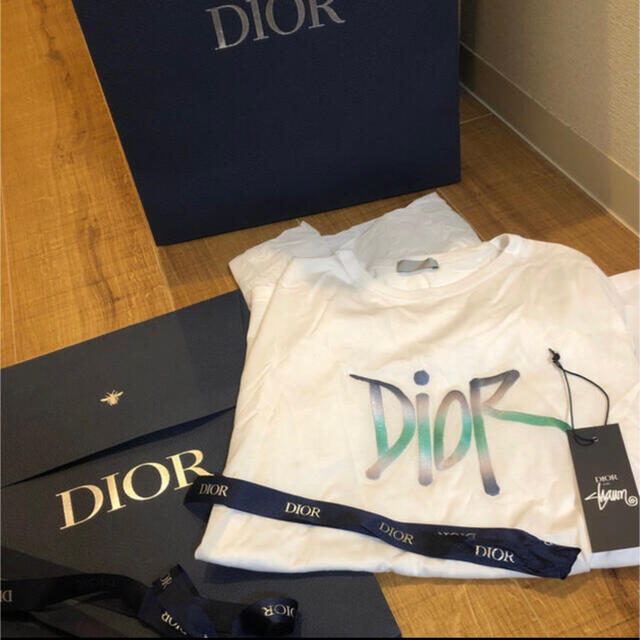 在庫僅少】 新品 付属品完備 Dior ブランドロゴTシャツ Tシャツ