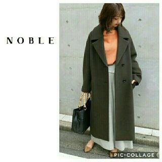 ノーブル(Noble)のrrr様❤◆NOBLE◆71,500円オーバーロングPコート 36 毛80％(ロングコート)