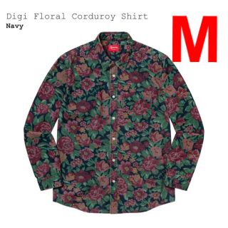 シュプリーム(Supreme)のsupreme Digi Floral Corduroy Shirt Navy(シャツ)