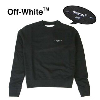 オフホワイト(OFF-WHITE)のオフホワイト　off-white   SLIM CREWNECK(スウェット)