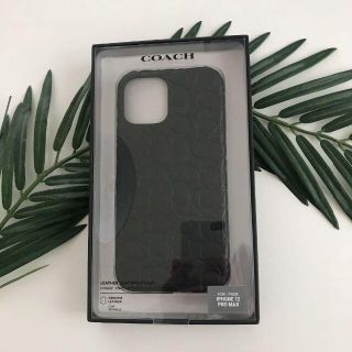 コーチ(COACH)の新作★COACH シグネイチャー 型押しレザー iPhone12 PRO MAX(iPhoneケース)