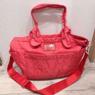 マークバイマークジェイコブス(MARC BY MARC JACOBS)の美品　MARC BY MARC JACOBS マザーズバッグ　2way ピンク(マザーズバッグ)