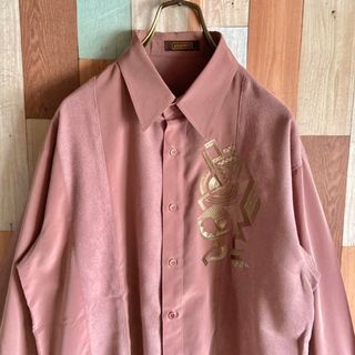 アートヴィンテージ(ART VINTAGE)のARAMIS archive 国産古着 テロンシャツ 刺繍 ポリエステル(シャツ)