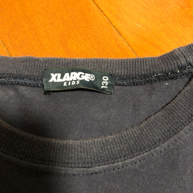 XLARGE(エクストララージ)のXLARGE 紺　長袖ティシャツ キッズ/ベビー/マタニティのキッズ服男の子用(90cm~)(Tシャツ/カットソー)の商品写真