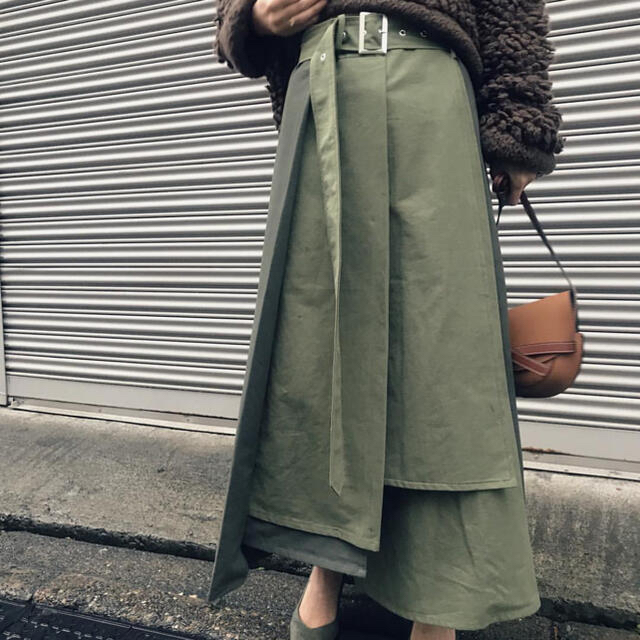 ameri vintage ミニタリースカート