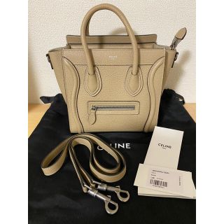 セリーヌ(celine)のセリーヌ　ラゲージナノ　デューン(ハンドバッグ)