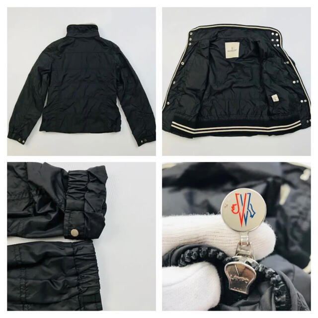 良品☆モンクレール・キッズ ワッペン付 ナイロンジャケット(8A 良品☆モンクレール・キッズ ワッペン付 ナイロンジャケット(8A
