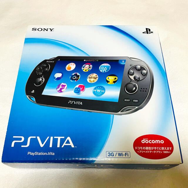 本体未使用 PSVita PCH-1100 AA01 クリスタルブラック 希少品