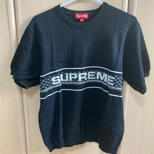 Supreme(シュプリーム)のChest Logo S/S Knit Top メンズのトップス(ニット/セーター)の商品写真