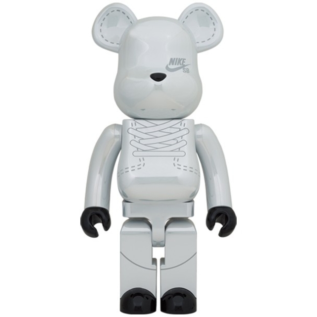 MEDICOM TOY(メディコムトイ)のmoonさん用BE@RBRICK NIKESB 2020 WHITE 1000％ エンタメ/ホビーのフィギュア(その他)の商品写真