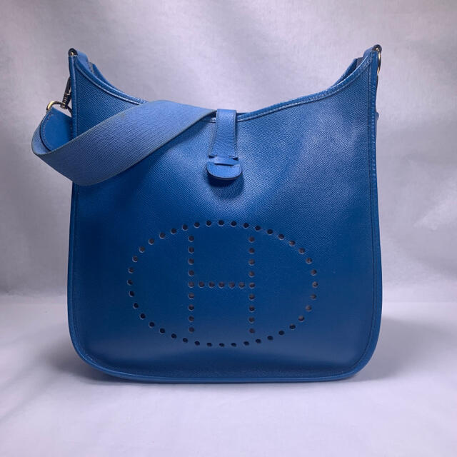 世界的に Hermes - HERMES✨エルメス エヴリン PM ブルー✨ ショルダー