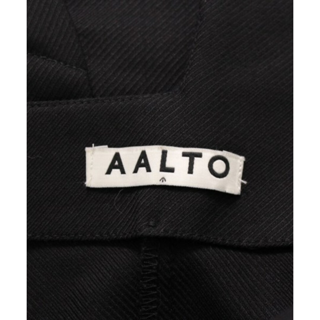 AALTO(アールト)のAALTO アールト ひざ丈スカート 34(XL位) 黒_0926 【古着】【中古】 レディースのスカート(ひざ丈スカート)の商品写真