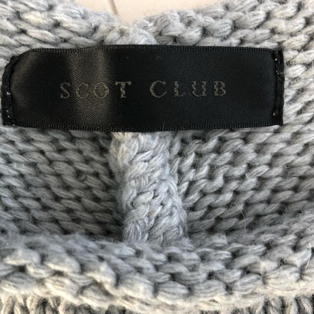 SCOT CLUB(スコットクラブ)の【SCOT CLUB】【LUSUD】デニム　ドッキングセーター レディースのトップス(ニット/セーター)の商品写真