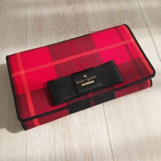 ケイトスペードニューヨーク(kate spade new york)のケイトスペード♡チェック柄クラッチ(クラッチバッグ)