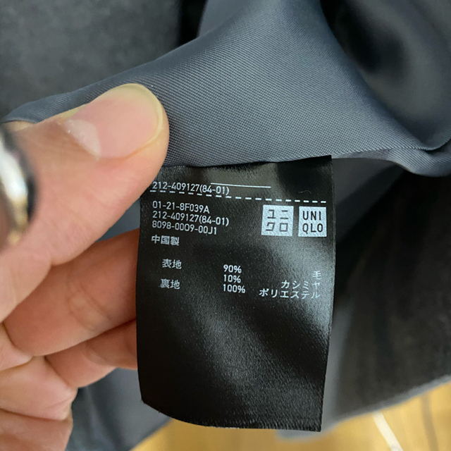 UNIQLO(ユニクロ)のUNIQLO カシミヤ混コート レディースのジャケット/アウター(チェスターコート)の商品写真