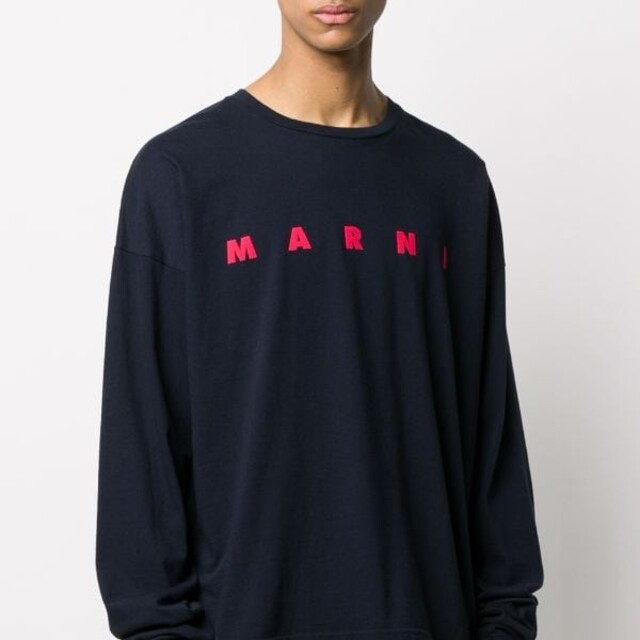 Marni(マルニ)のマルニMARNI ロンT (HUMU0169P0)IT48サイズ メンズのトップス(Tシャツ/カットソー(七分/長袖))の商品写真