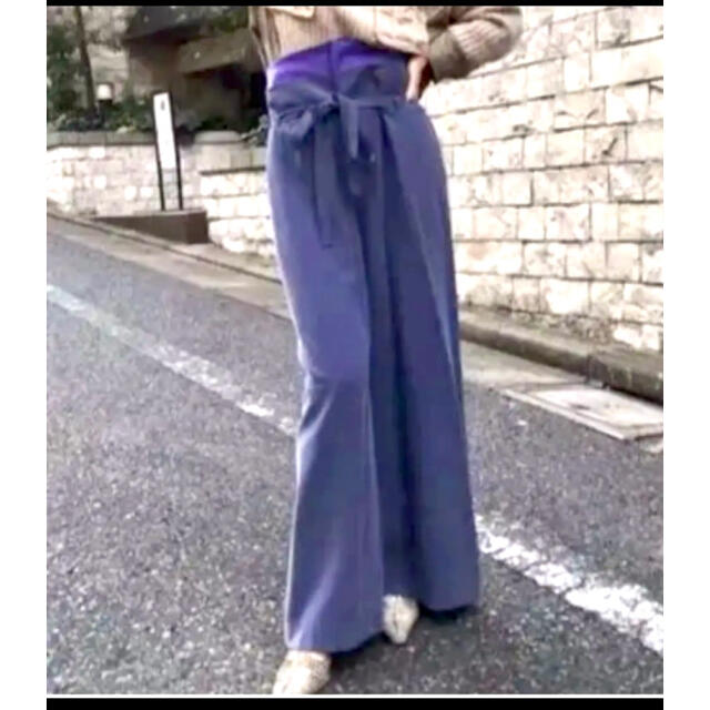 Ameri VINTAGE(アメリヴィンテージ)のAmeri vintage west layered wide pants レディースのパンツ(カジュアルパンツ)の商品写真