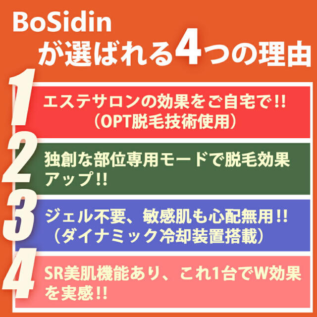 Bosiden by たろす's shop｜ラクマ 家庭用脱毛器の通販 最大5％セット割