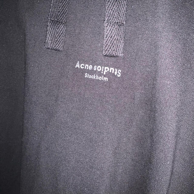 ACNE(アクネ)のAcne Studios プルオーバーパーカー ブラック メンズのトップス(パーカー)の商品写真