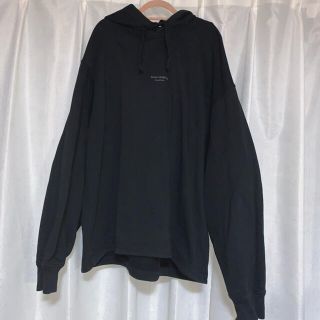 アクネ(ACNE)のAcne Studios プルオーバーパーカー ブラック(パーカー)