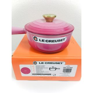 ルクルーゼ(LE CREUSET)の【新品】レア海外LE CREUSET ル・クルーゼ 18cmソースパン ベリー(鍋/フライパン)