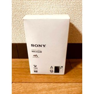 ソニー(SONY)の美品 SONY WALKMAN NW-A35HN 16GB ウォークマン ブルー(ポータブルプレーヤー)