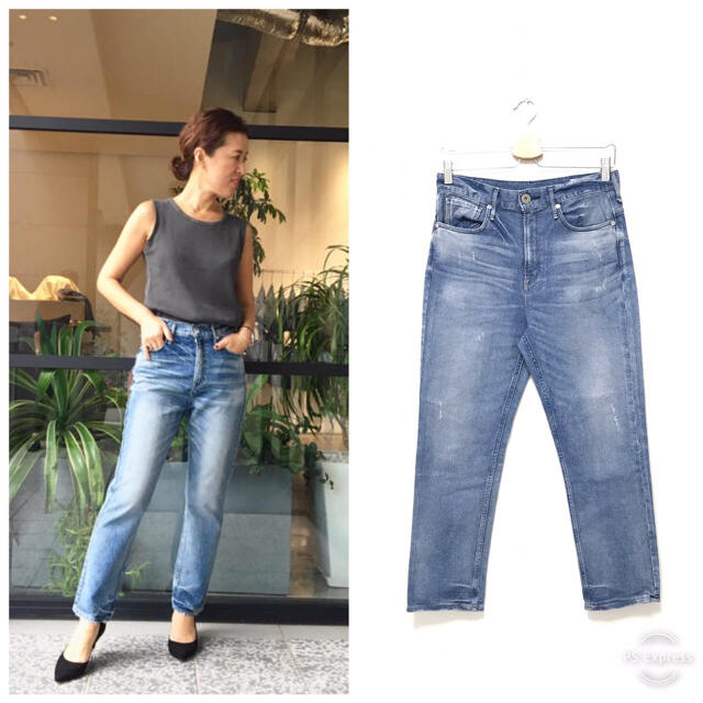 大草直子着 アッパーハイツ eighty´s ミッドライズ アンクル デニム- 大草直子着 アッパーハイツ eighty´s ミッドライズ アンクル デニム-