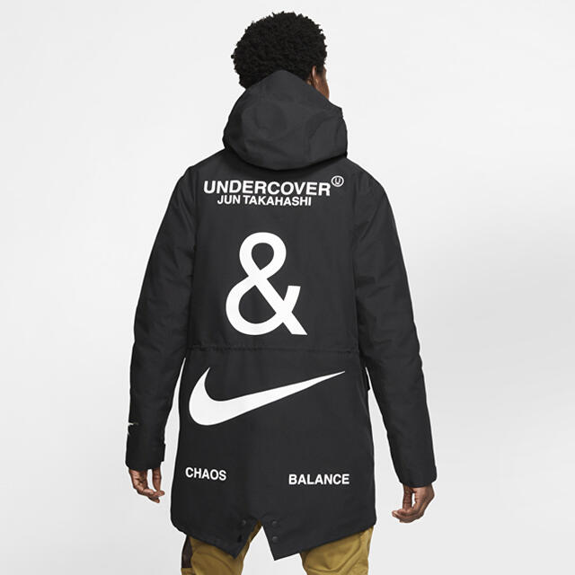 UNDERCOVER(アンダーカバー)のこちゃ様専用ナイキxアンダーカバー 3レイヤー フィッシュテー黒XSサイズ送込 メンズのジャケット/アウター(ダウンジャケット)の商品写真