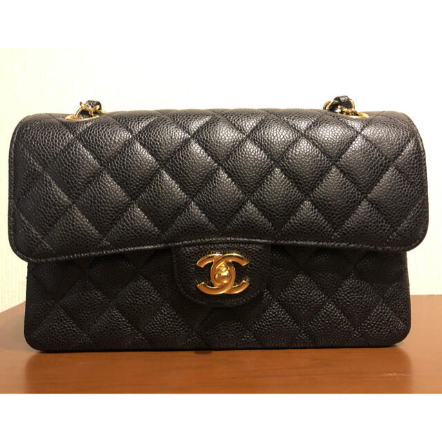 国内直営店 正規品 シャネル CHANEL キャビアスキン 23 マトラッセ