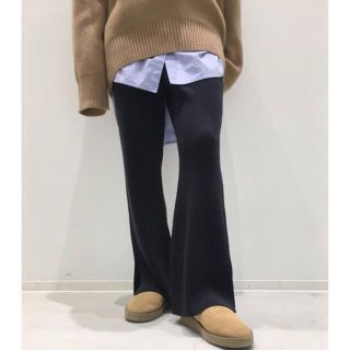 カジュアルパンツアパルトモン Rib Knit パンツ リブ ニット パンツ 34 試着のみ