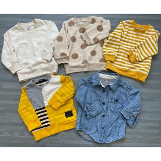 ベビーギャップ(babyGAP)の子供服　トップス　トレーナー　デニム　シャツ　GAP(トレーナー)