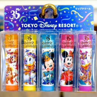 ディズニー(Disney)のバラ売り可能！DISNEY35周年 リップクリームップクリーム(その他)