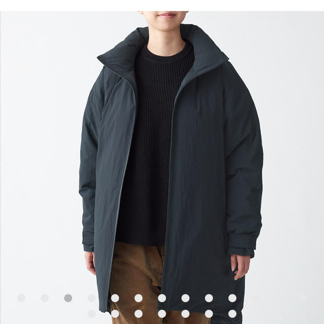 MUJI (無印良品) - muji labo 無印 撥水ダウンコート S~M・黒 MUJI (無印良品) - muji labo 無印 撥水ダウンコート S~M・黒