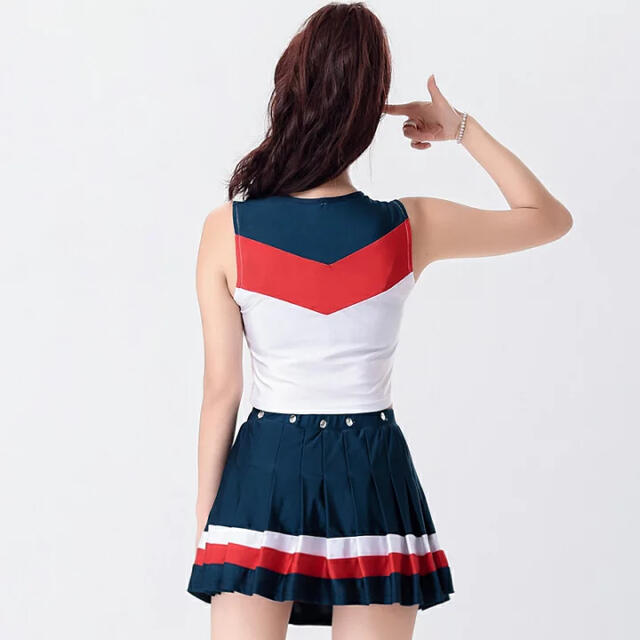 チアガール コスプレ 衣装 韓国 チアリーダー 制服 ミニスカ アイドル エンタメ/ホビーのコスプレ(衣装一式)の商品写真
