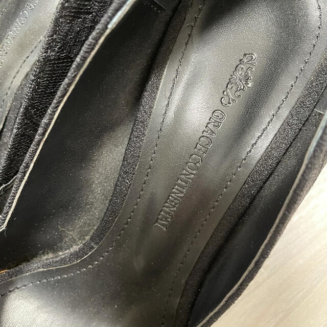 GRACE CONTINENTAL(グレースコンチネンタル)のGRACE CONTINENTAL オープントゥ パンプス　37 23センチ レディースの靴/シューズ(ハイヒール/パンプス)の商品写真