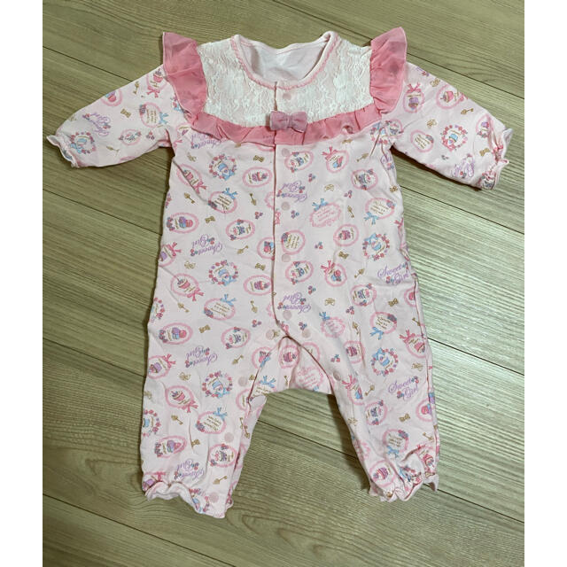 Nishiki Baby(ニシキベビー)のchuckle baby sweetgirl ロンパース　70 キッズ/ベビー/マタニティのベビー服(~85cm)(ロンパース)の商品写真