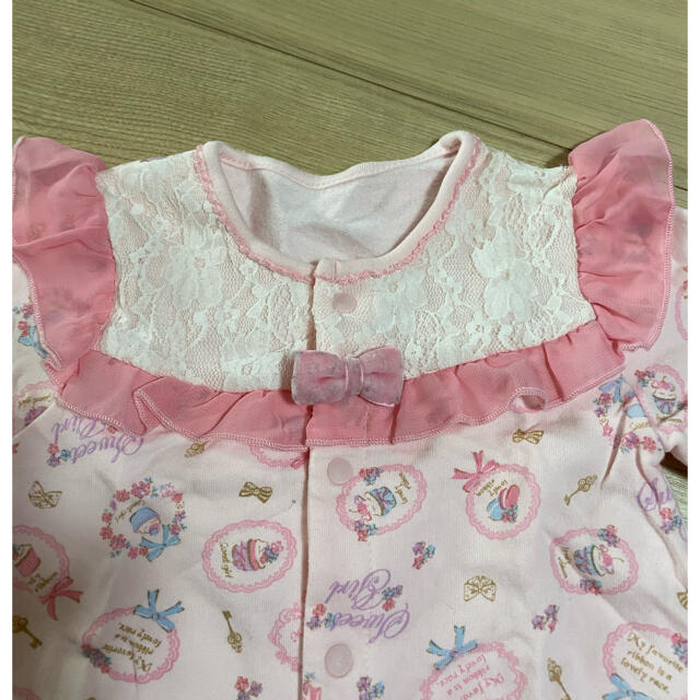 Nishiki Baby(ニシキベビー)のchuckle baby sweetgirl ロンパース　70 キッズ/ベビー/マタニティのベビー服(~85cm)(ロンパース)の商品写真