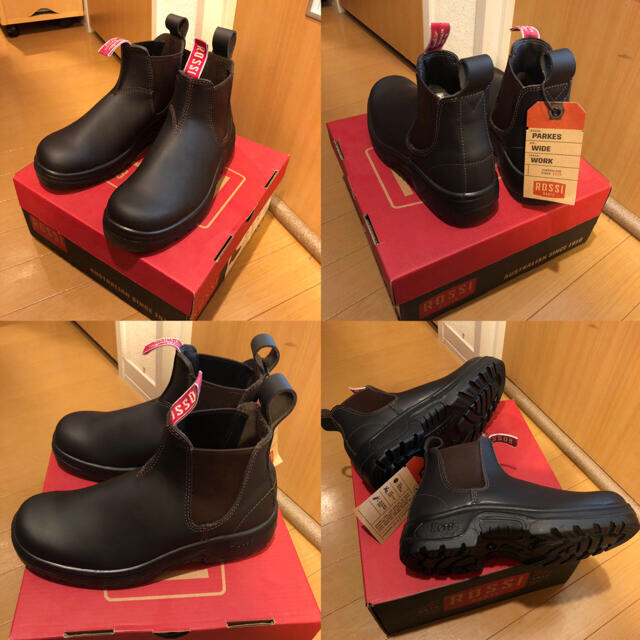 UK5.5【新品】Rossi boots パークス　本革サイドゴアブーツ 1