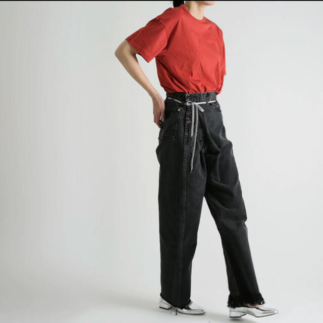 MAISON EUREKA　VINTAGE-PANTS　BLACK