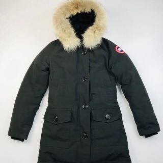 カナダグース(CANADA GOOSE)の美品★カナダグース・ブロンテ レディースファーフード付 ダウンコート（XS）(ダウンコート)