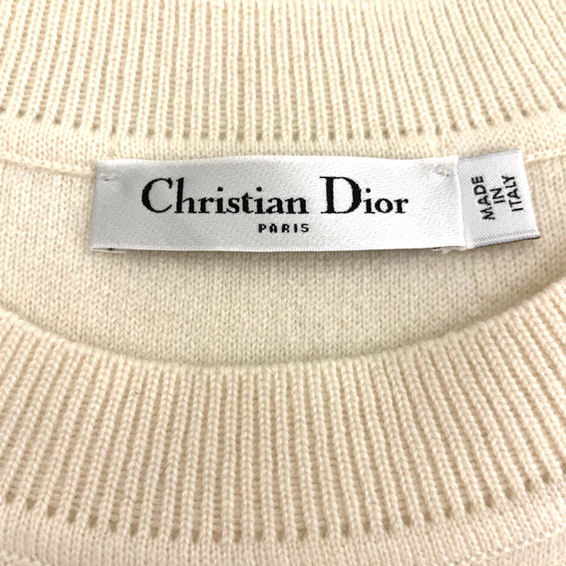 Christian Dior(クリスチャンディオール)の値下げしました★ディオール　カシミアジャガードニット レディースのトップス(ニット/セーター)の商品写真