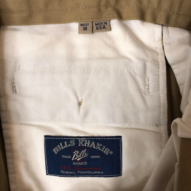 BEAMS(ビームス)のUSA BILLS KHAKIS ビルズカーキ M3 チノパン メンズのパンツ(チノパン)の商品写真