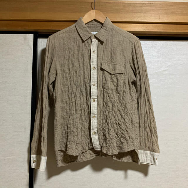 日本製 The Letters Wrinkle design shirtsトップス