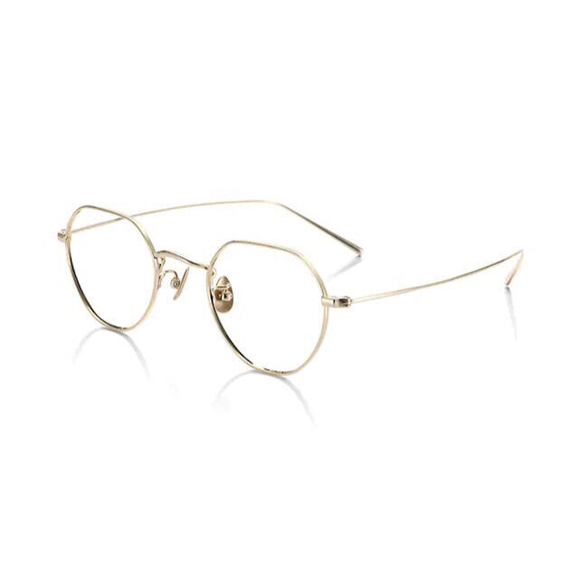 JINS(ジンズ)のjins classic alltitanium オールチタン ゴールド  メンズのファッション小物(サングラス/メガネ)の商品写真