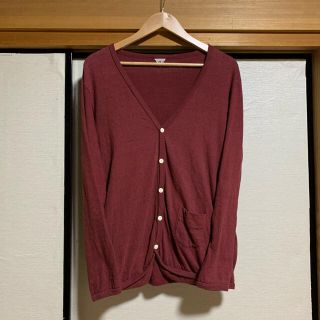 ロンハーマン(Ron Herman)の日本製 Filemelange DRAGAN Bordeaux cardigan(カーディガン)