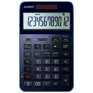 カシオ(CASIO)の【新品】カシオCASIOプレミアム高級電卓 S100BU（ネイビーブルー）(その他)