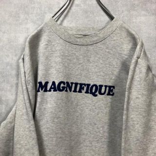 エイチアンドエム(H&M)のMAGNIFIQUE US輸入 フロントロゴ  スウェット(スウェット)