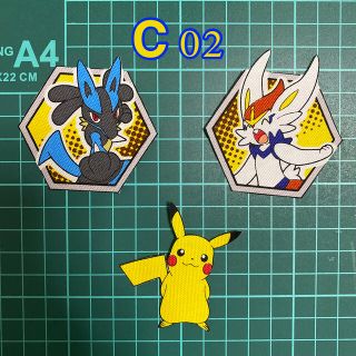 ポケモン(ポケモン)のポケモン　ワッペン　C 02(各種パーツ)