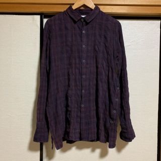 ジュンオカモト(JUN OKAMOTO)の日本製 JUN OKAMOTO Wool crushing shirts(シャツ)